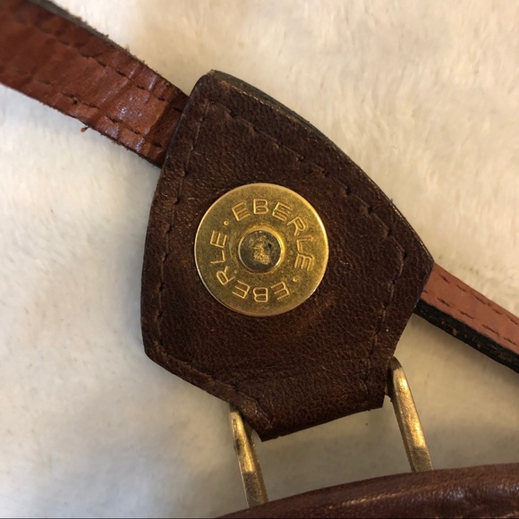 Vintage Eberle Brazil Brown Leather Mini Crossbody - Picture 8 of 8